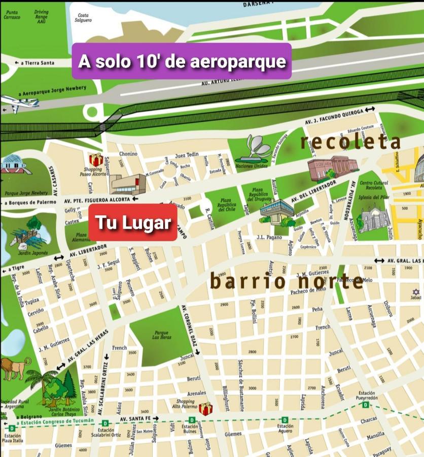 דירות בואנוס איירס Palermo Chico Castex 2 Pax 10Min Aeroparque 100M Mater Dei מראה חיצוני תמונה